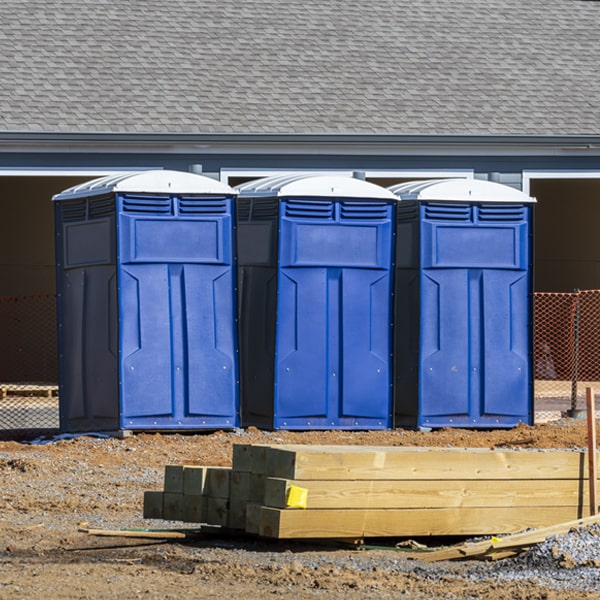 how do you ensure the portable toilets are secure and safe from vandalism during an event in Waucoma